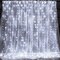 Curtain String Lights - 300 LED, 9.8ft x 9.8ft, 8 Lighting Modes, USB Powered, Waterproof Fairy Lights for Christmas, Parties, Weddings, and Indoor/Outdoor Wall Decorations (White)